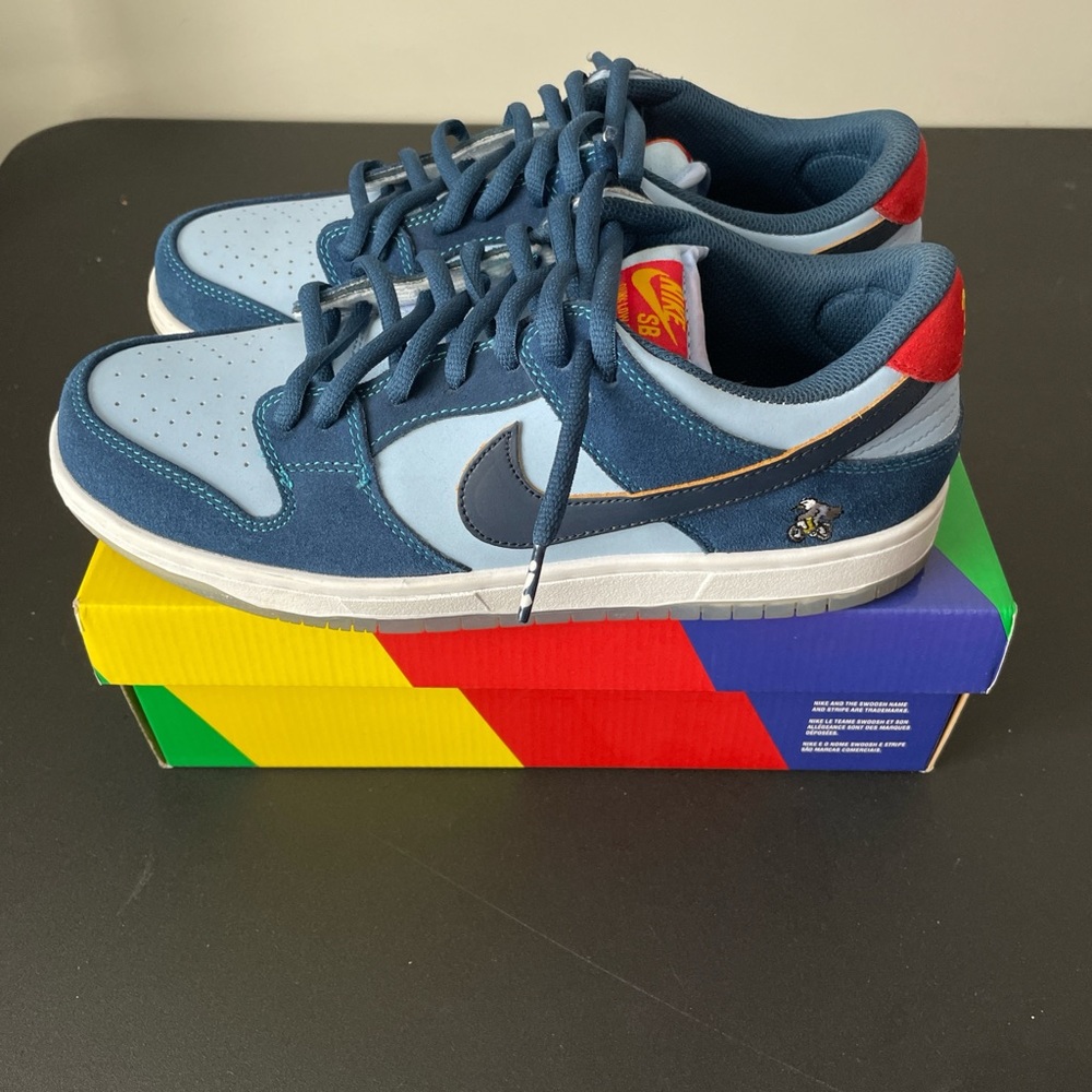 Blue and Red Dunks